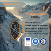 (MEDIUM) Chaussettes à Neige Pneus 225/60 R18, 235/55 R18, 255/40 R19 - Antidérapantes et Homologuées pour Sécurité Maximale -Installation Facile et Alternative aux Chaînes Neige pour Conduite Hivernales