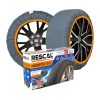 Kit chaussettes à neige Rescal taille L : la boîte et 2 roues équipées